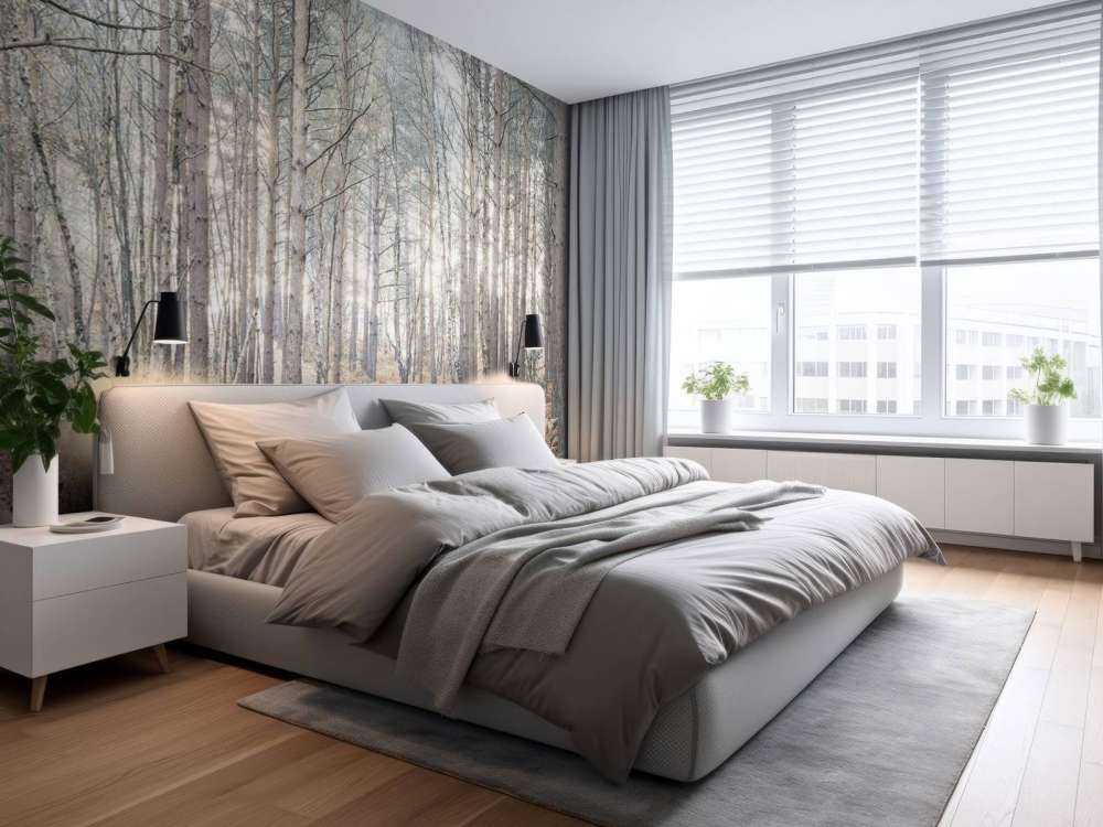 Sentiero sabbioso attraverso la foresta