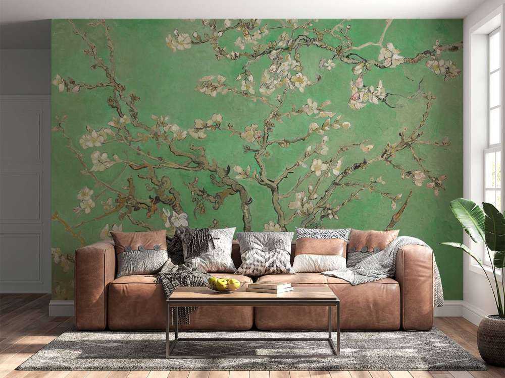 Mandorlo in fiore di primavera