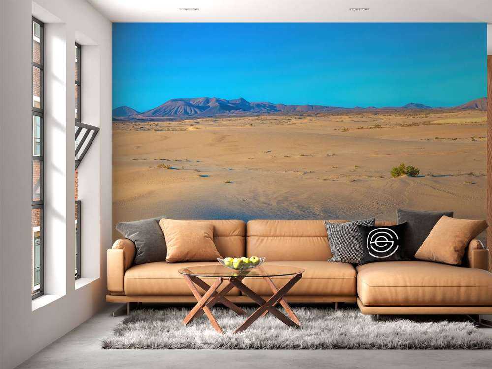 Alba alle dune di sabbia