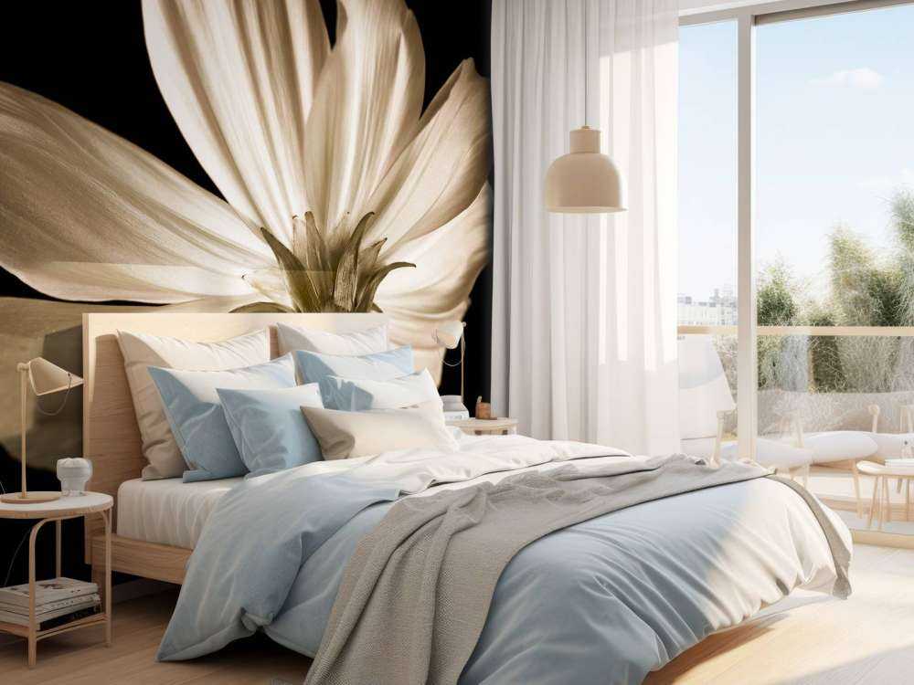 Fiore di cosmo dal basso