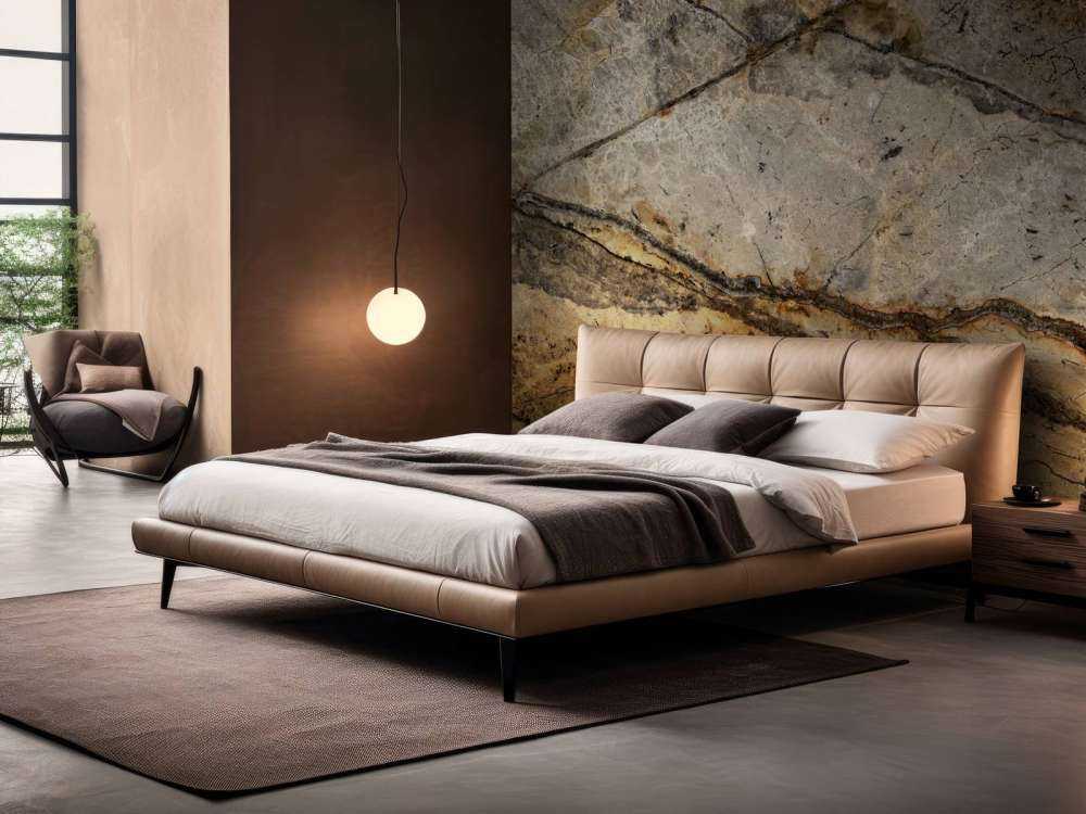 Marmo color sabbia con scanalature