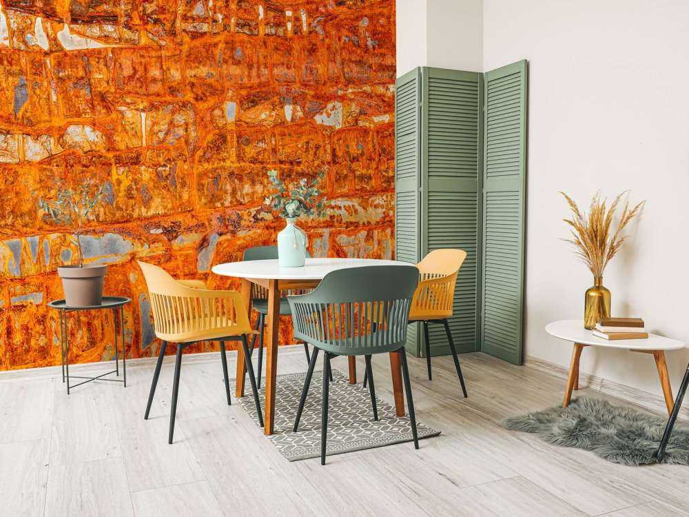 Piastra metallica arrugginita