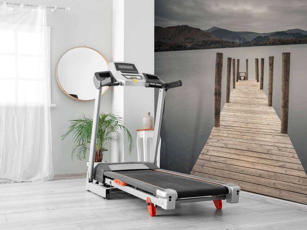 Pontile su un lago tranquillo