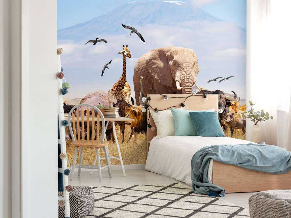 Animali africani sul Kilimangiaro