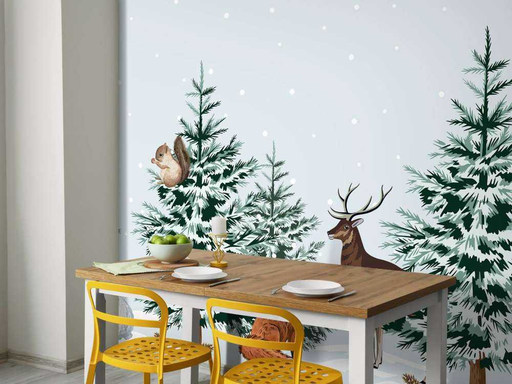 Gioia degli Abitanti della Foresta Invernale