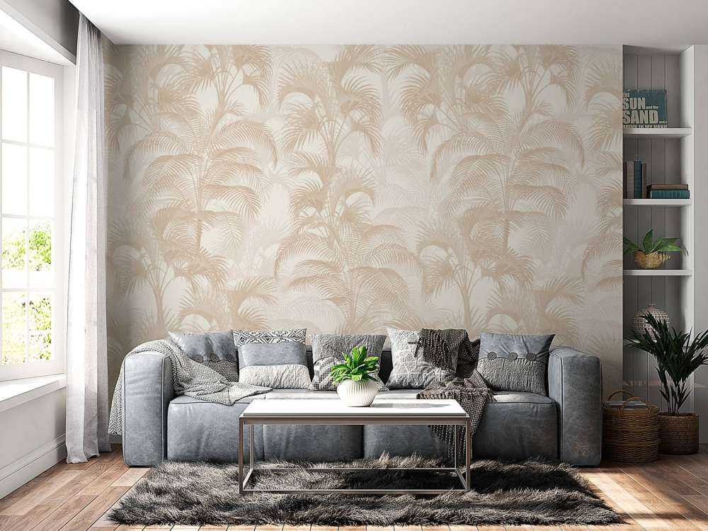 Palme tropicali d'epoca - sabbia