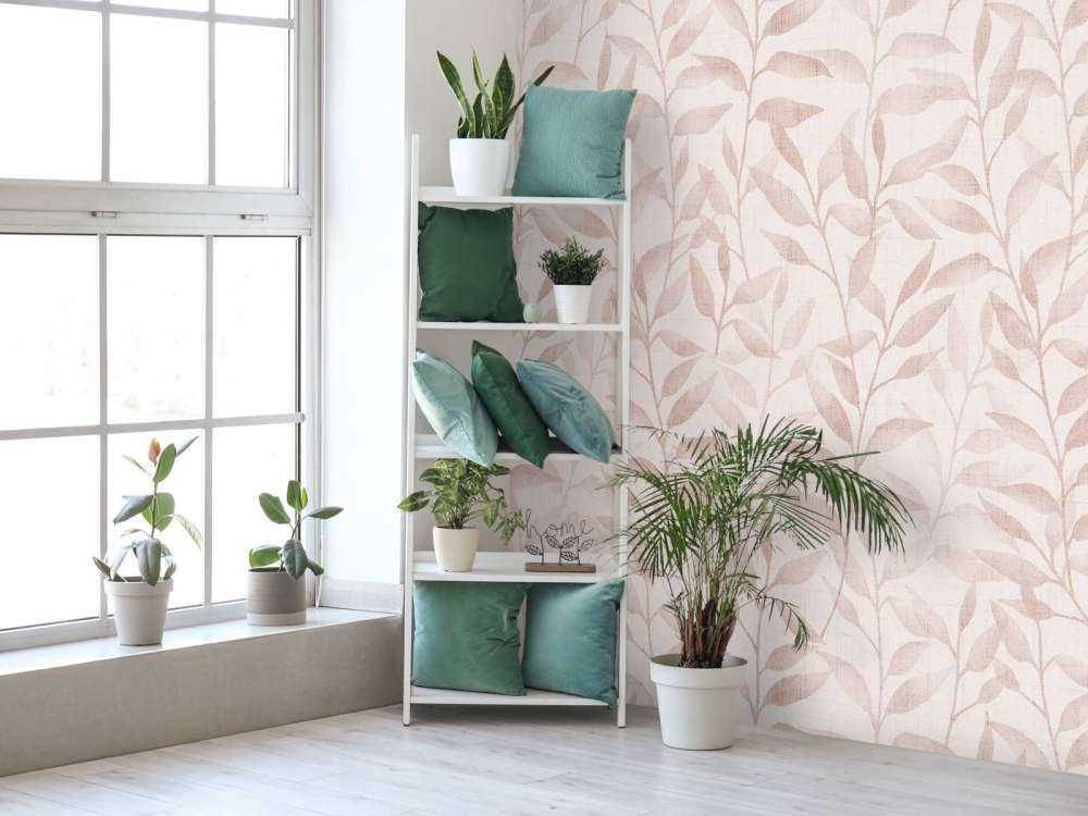 Foglie rampicanti giapponesi - terracotta morbida