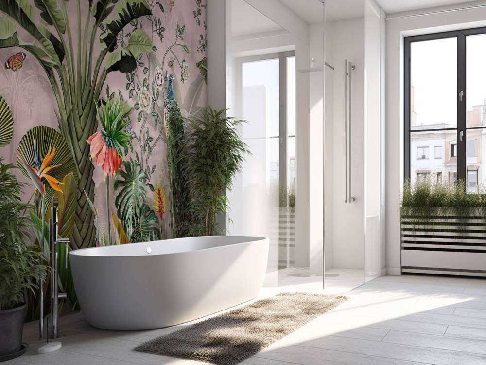 Pavone nella Bellezza Tropicale