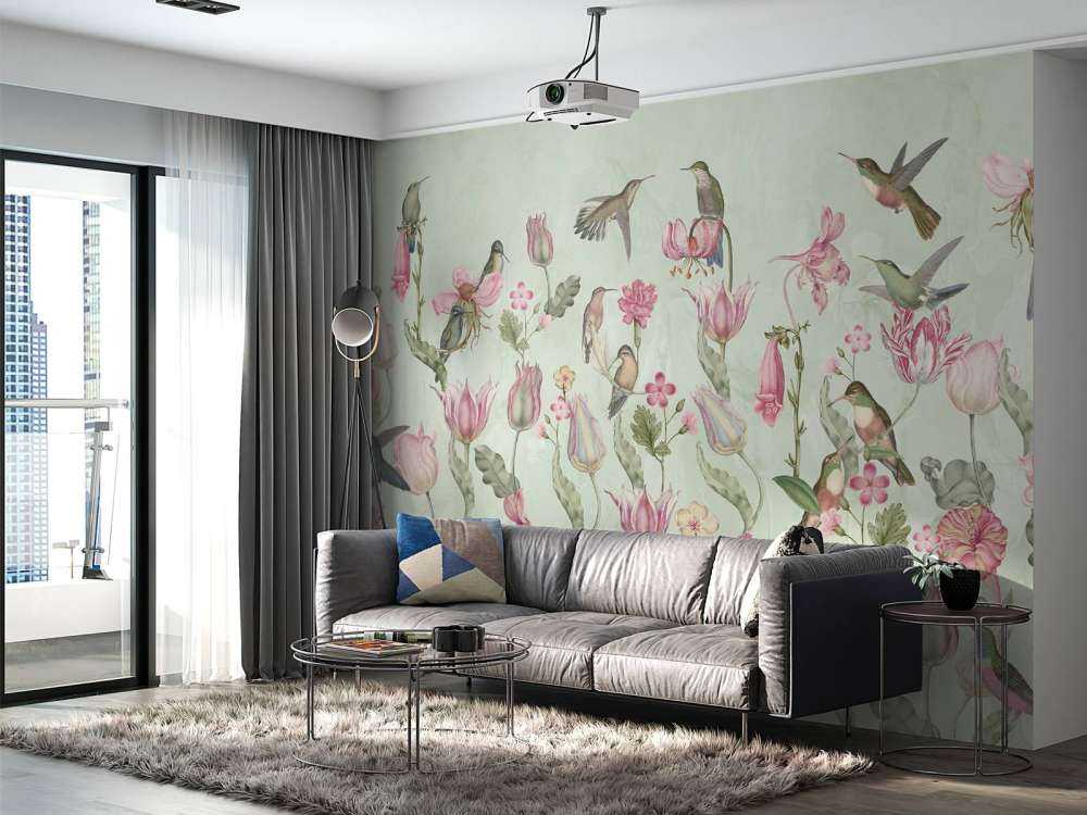 Sinfonia di Colibrì Primaverile - Armonia Verde Menta