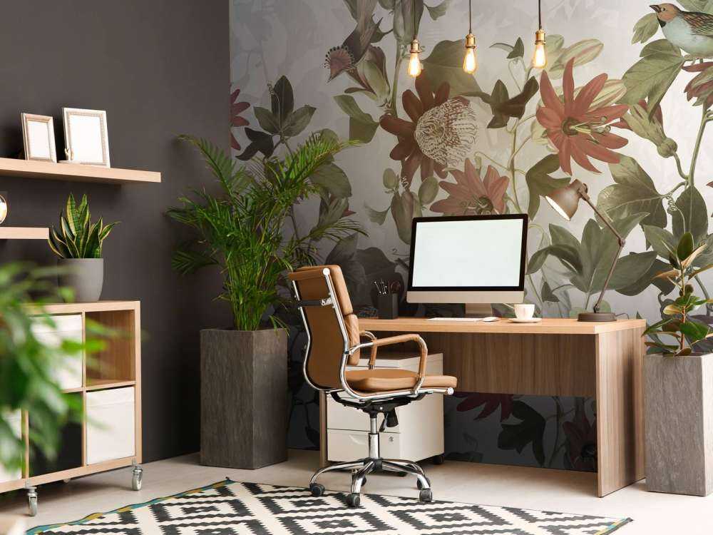 Sette Uccelli in Foliaggio Incantato - Avorio