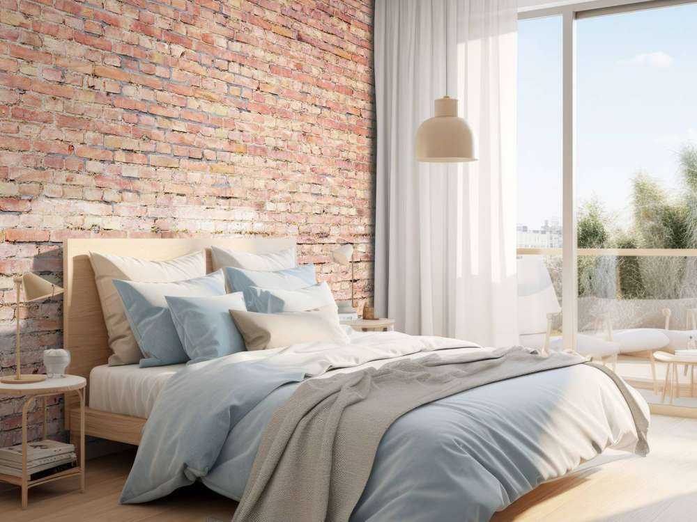 Vecchio muro in mattoni