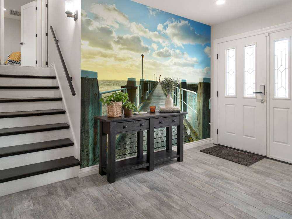 Ponteggi sulla costa