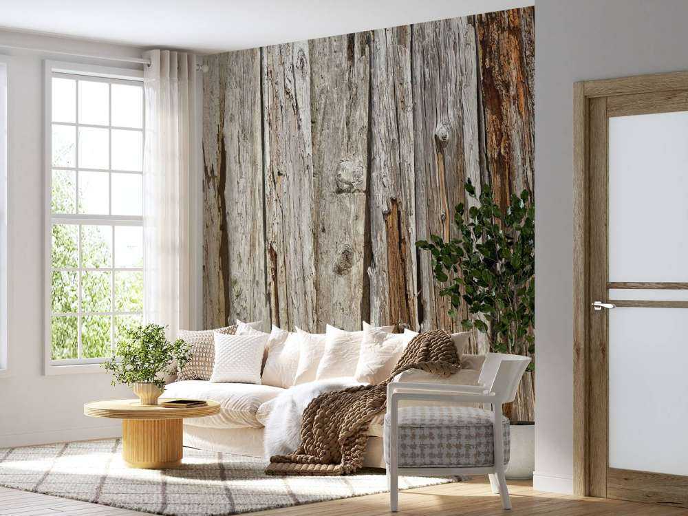 Legno vecchio verticale