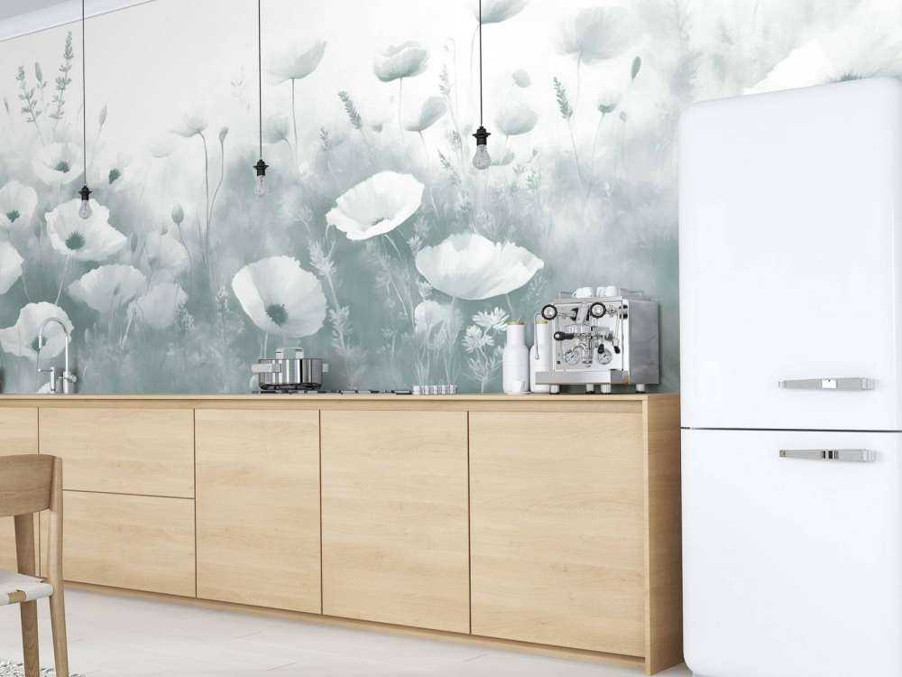 Danza di fiori selvatici - verde scuro