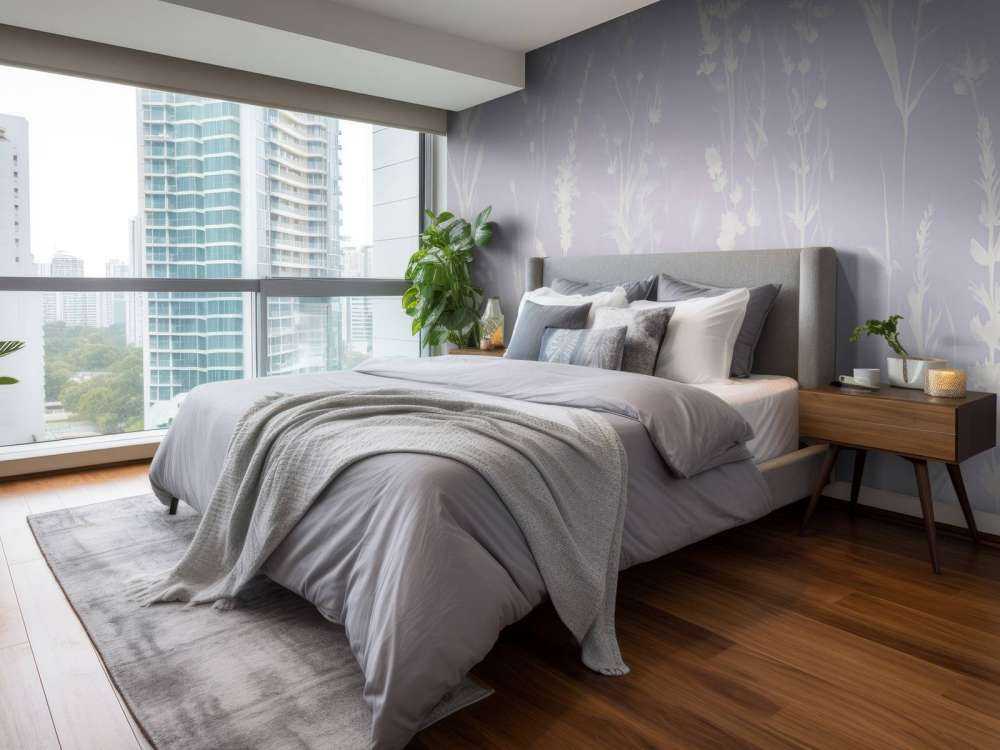 Lavanda Glade Carta da Parati Lavanda Viola