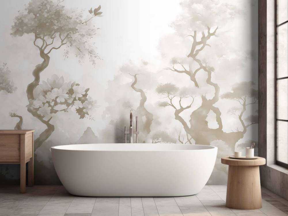 Alberi in fiore Grigio