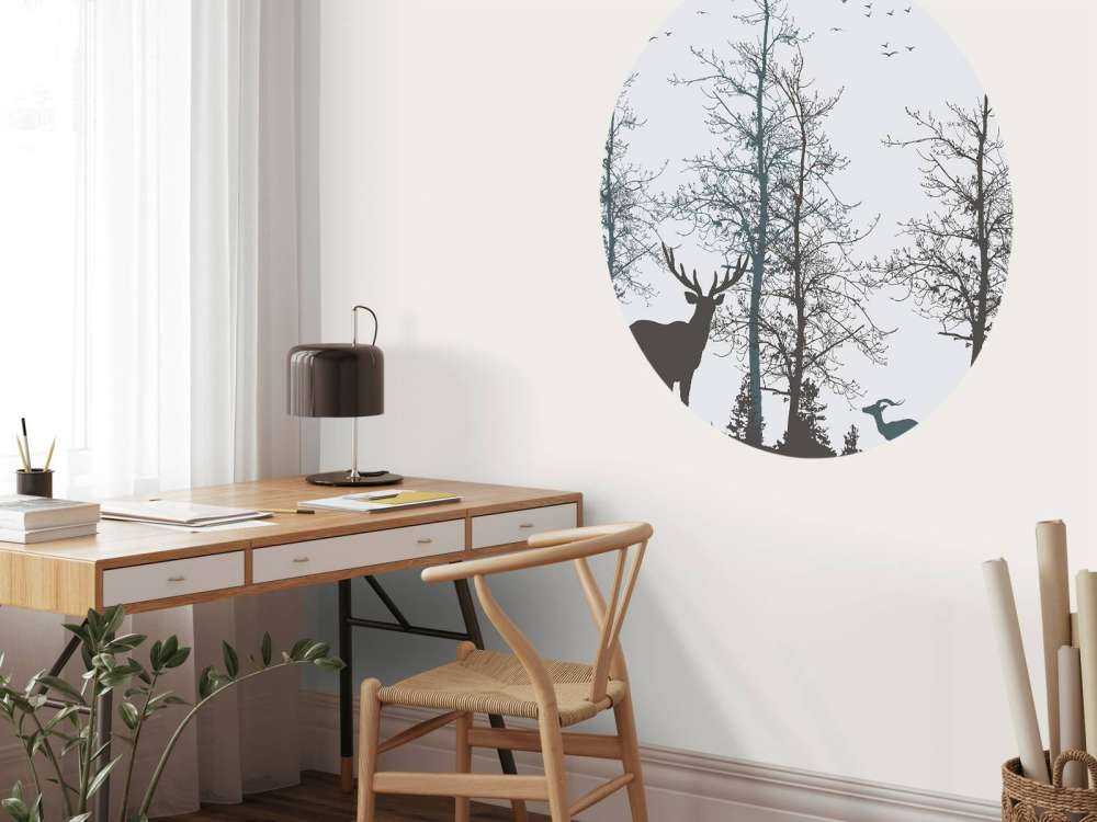 Contorno Invernale Silenzio della Foresta