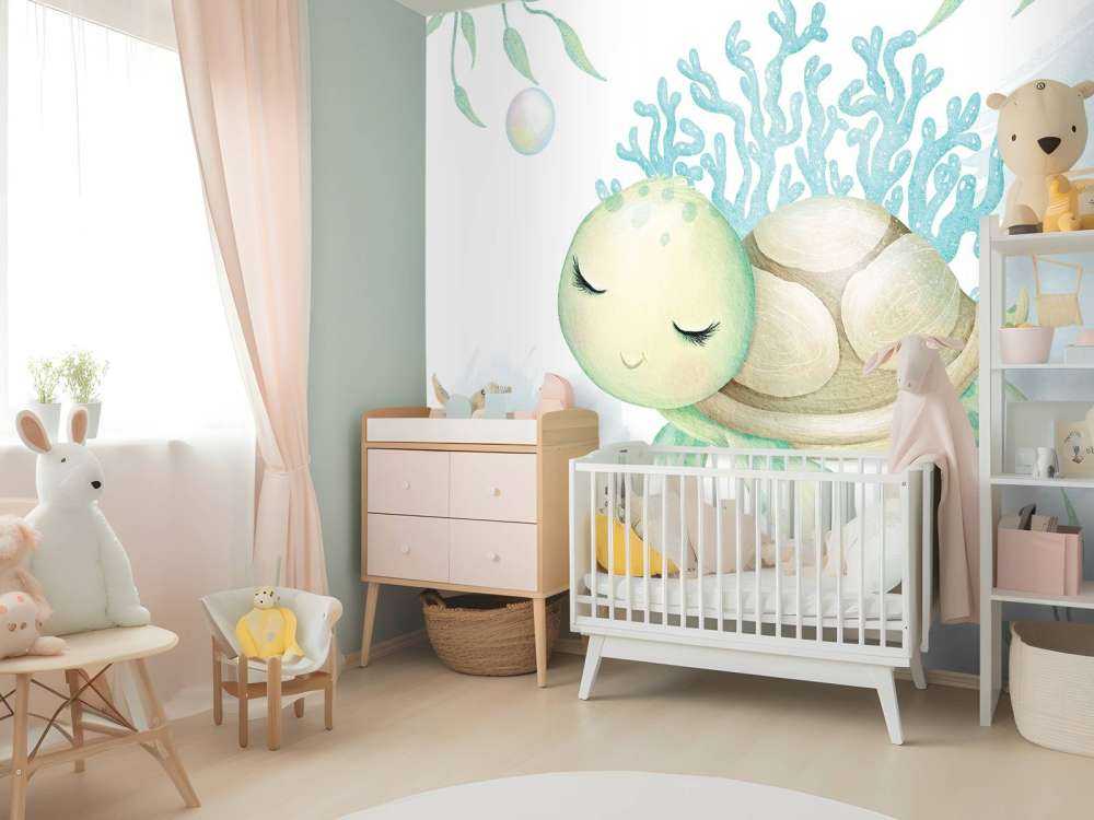 Mamma tartaruga e cucciolo