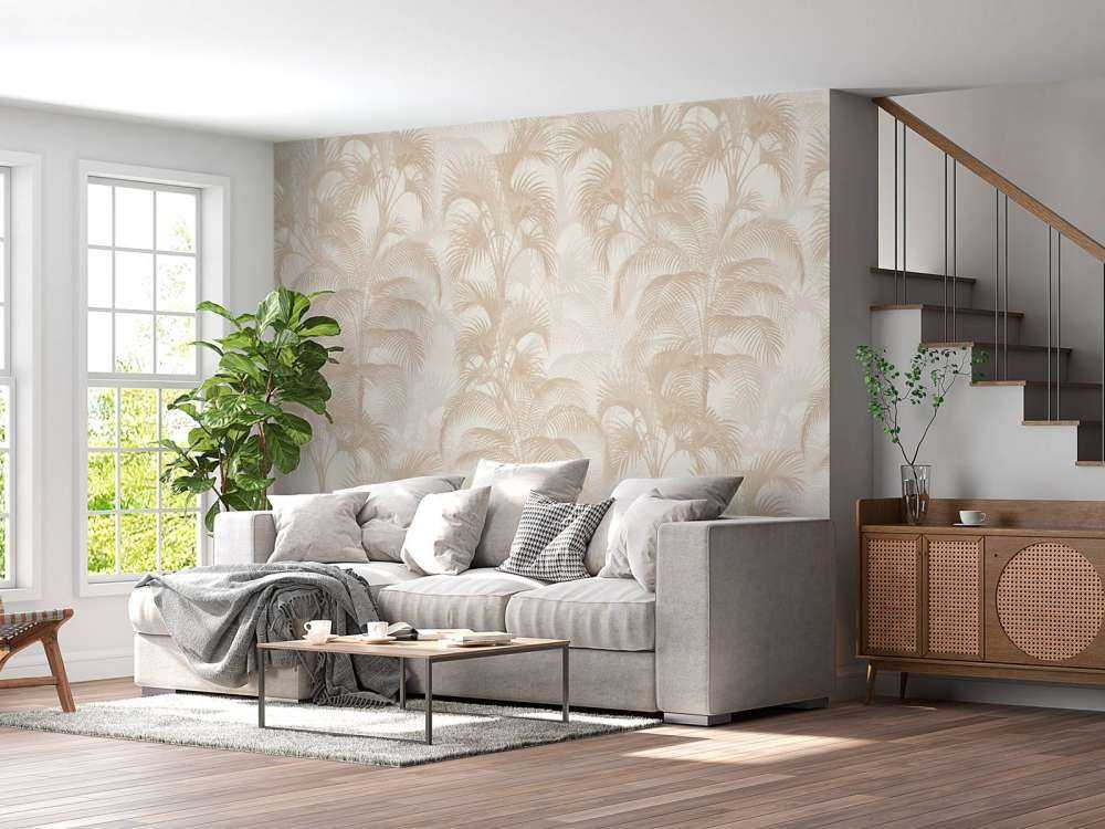 Palme tropicali d'epoca - sabbia