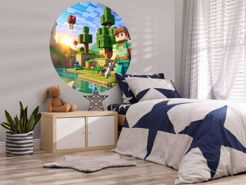 Tramonto nella valle a blocchi