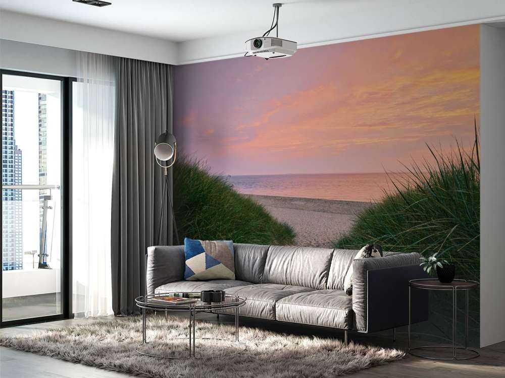 Passaggio della duna con l'alba