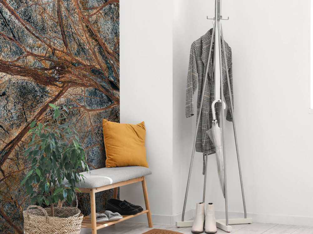 Marmo grigio con struttura venosa dettagliata