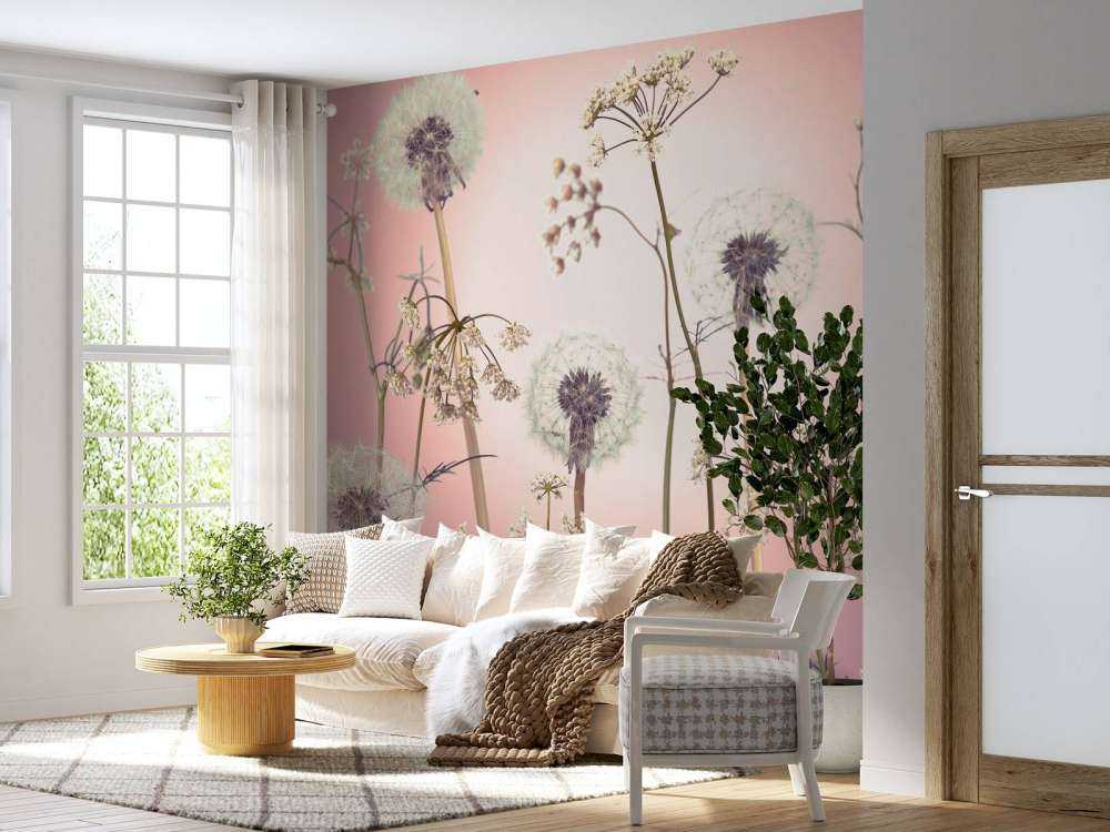 Fantasia del prato rosa