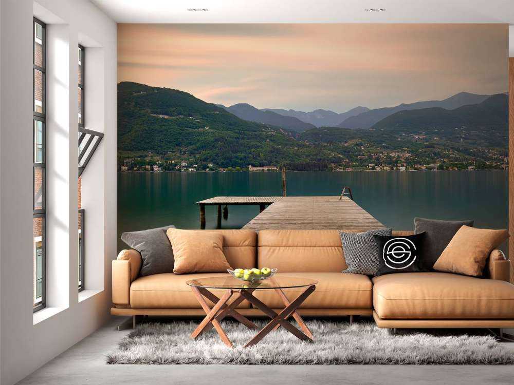 Pontile sul lago di Garda