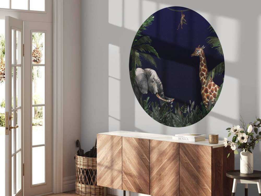 Jungle dieren bij nacht