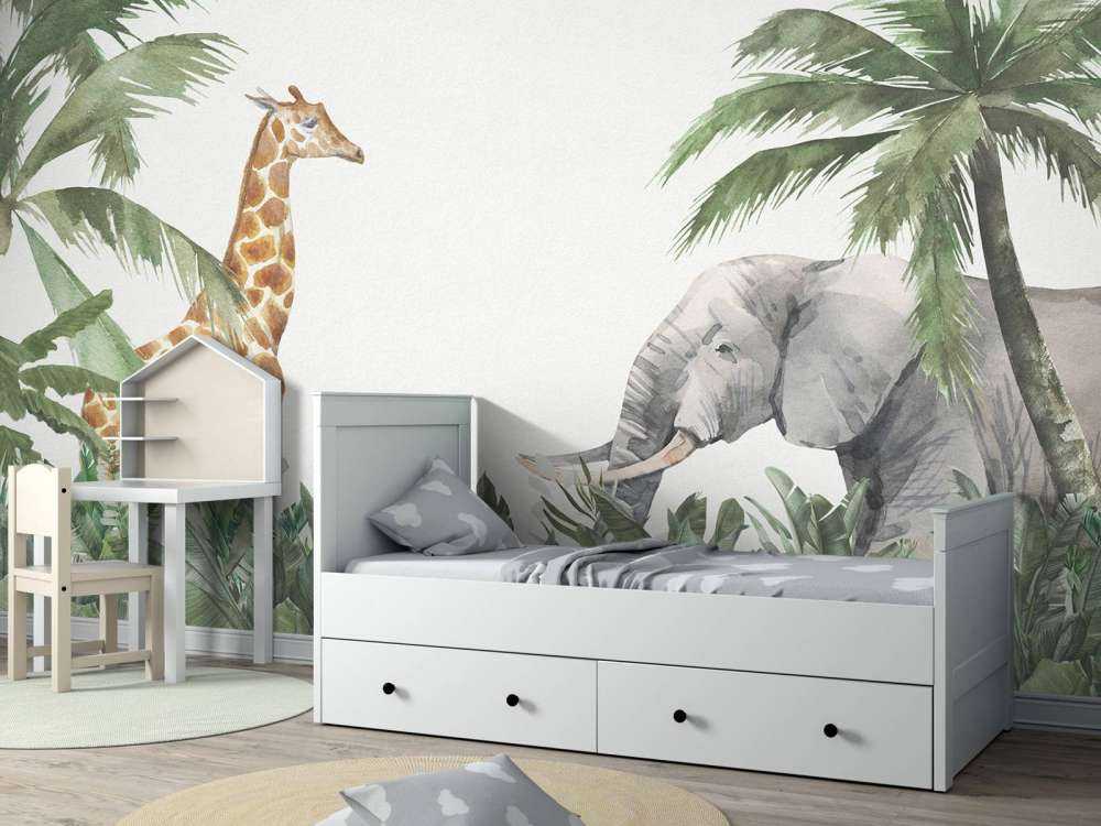 Animali giungla colorati