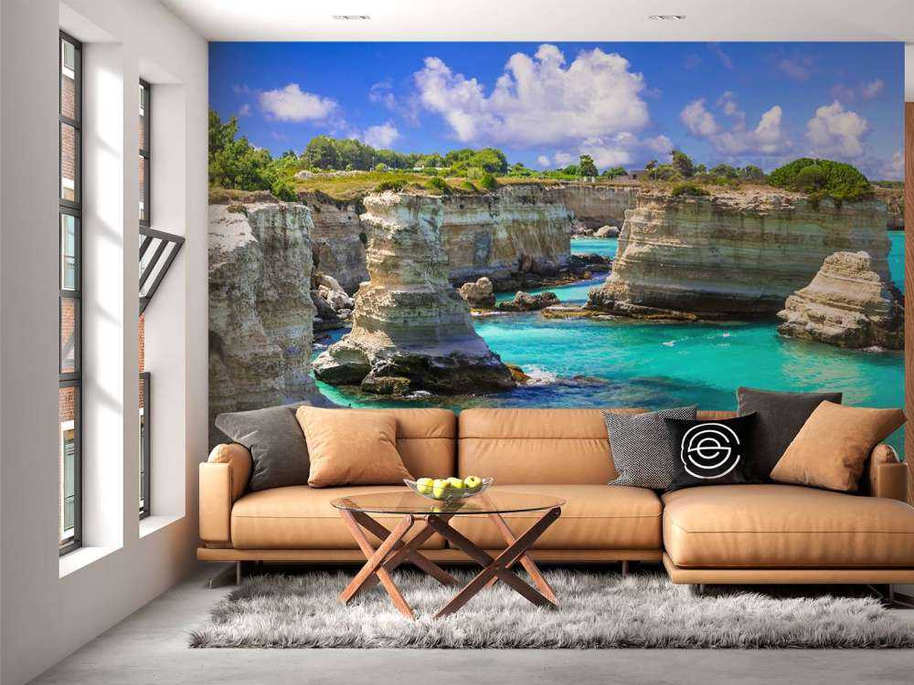 Formazione rocciosa sulla costa