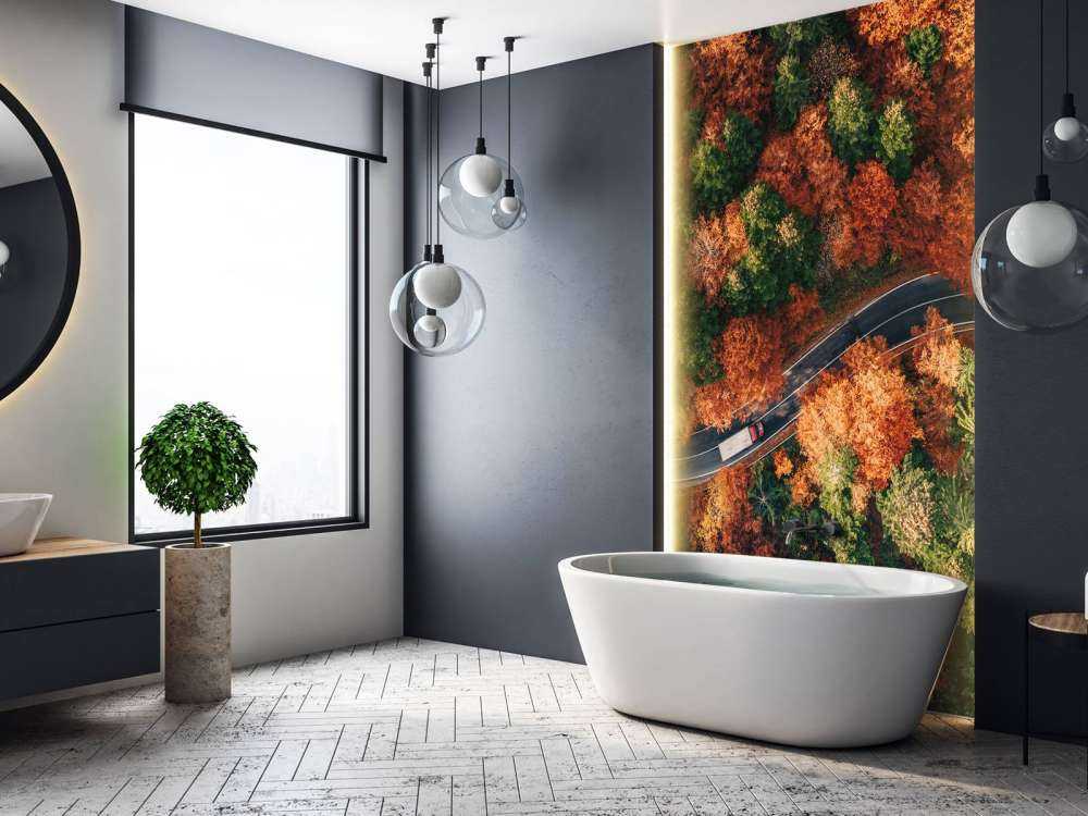 Strada tortuosa con camion