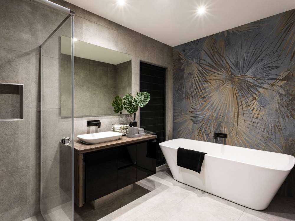 Foglie esotiche in cemento