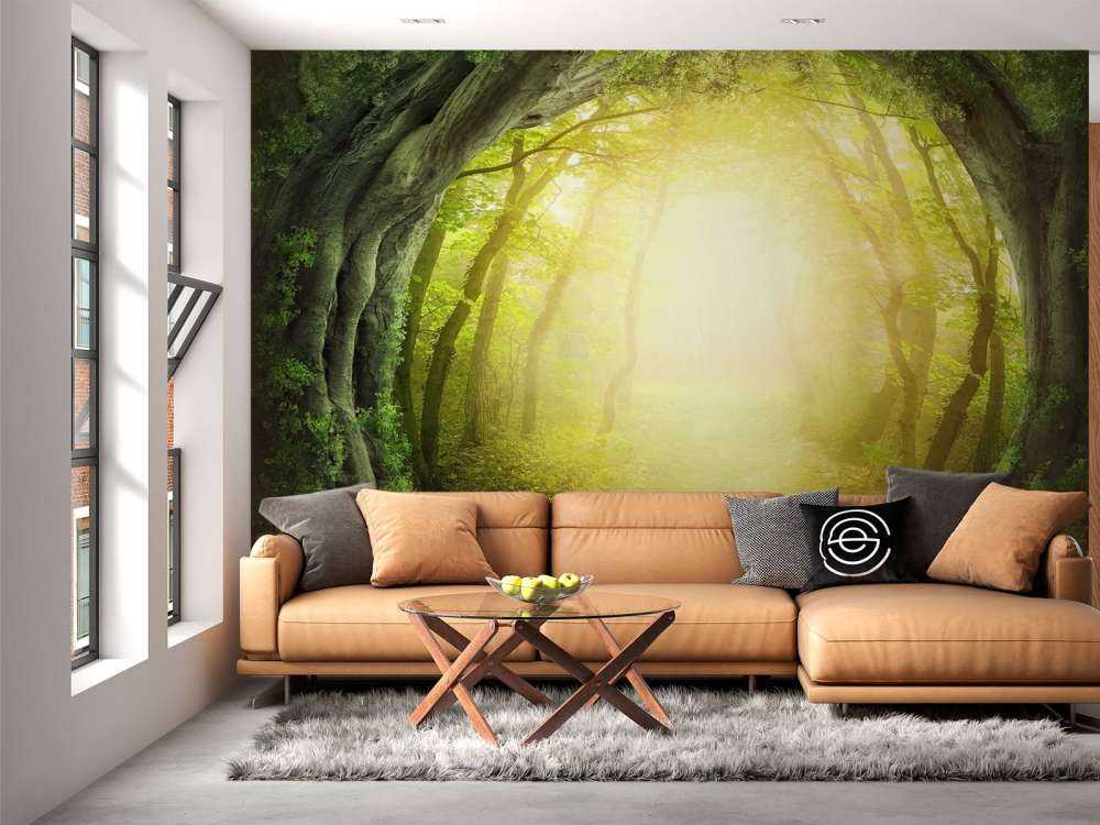 Sentiero di pietra nella foresta