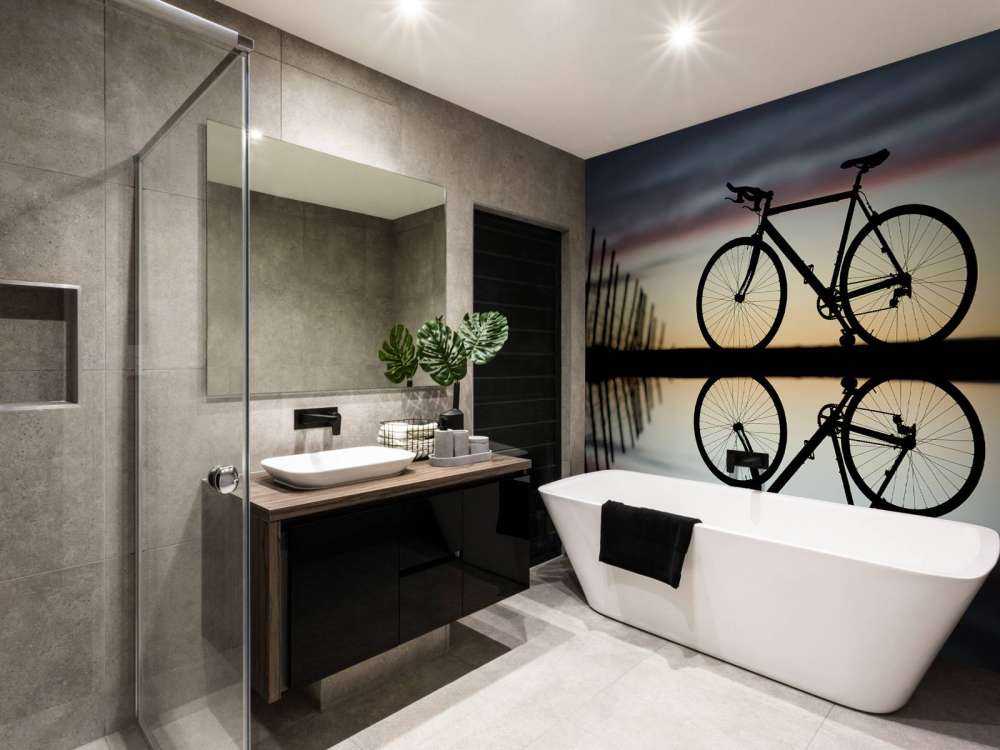 Bicicletta da corsa al tramonto