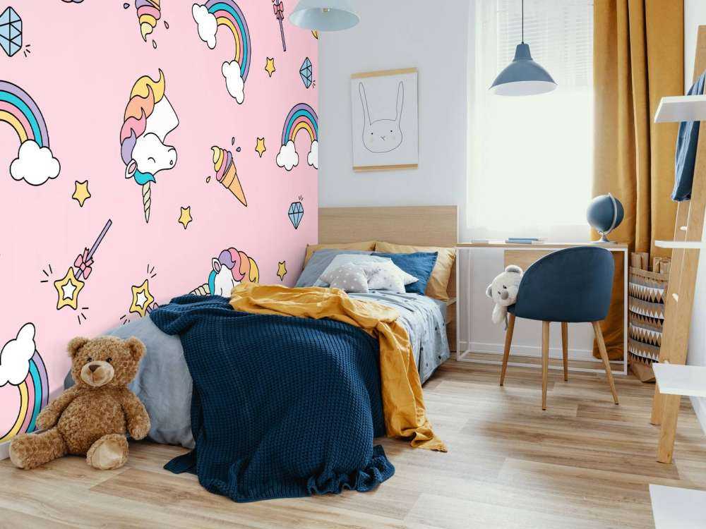 Modello unicorno colorato