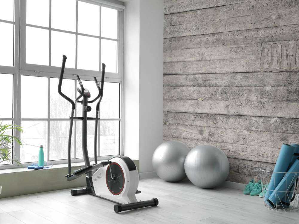 Parete in legno grigio