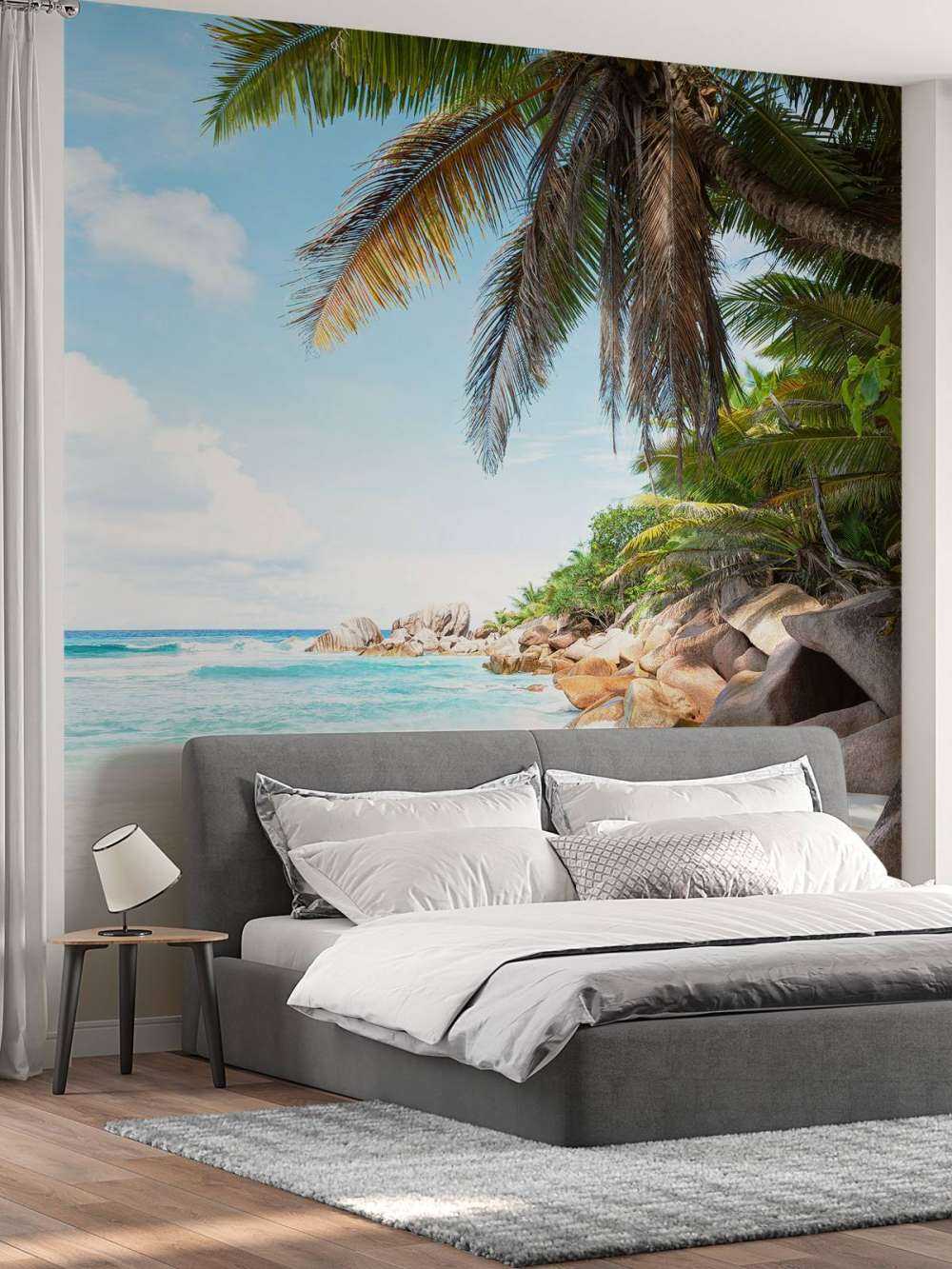 Bella spiaggia di sabbia tropicale