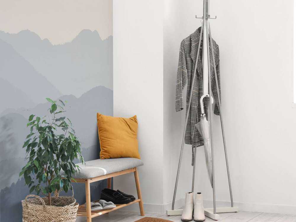 Paesaggio di montagna nella giungla