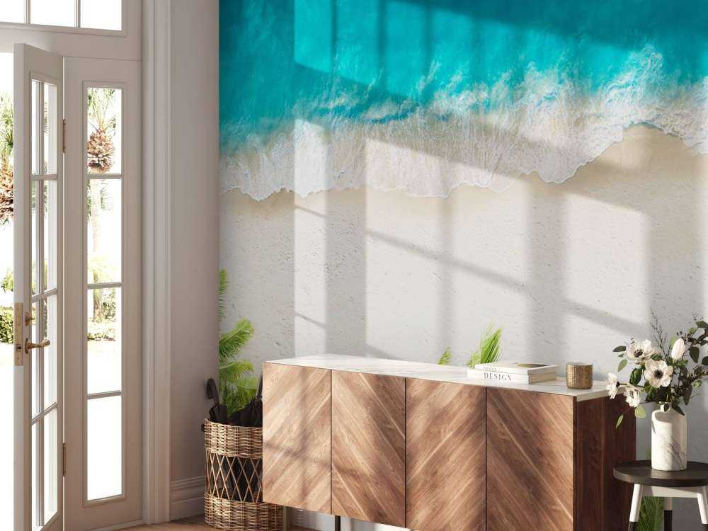 Foto aerea di sabbia