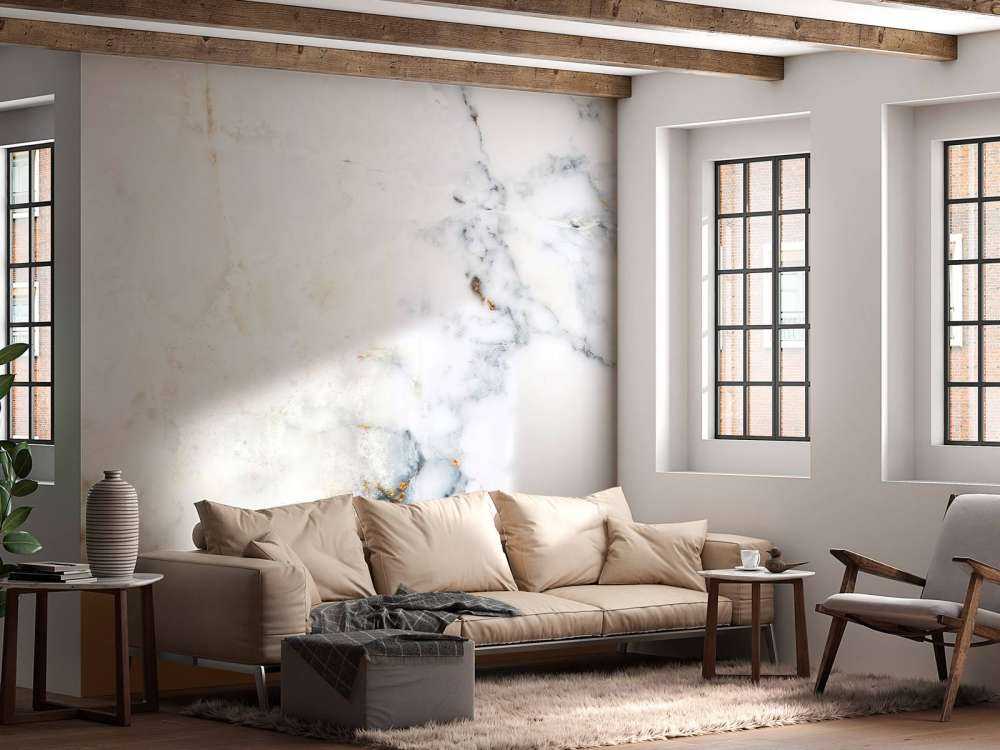 Marmo bianco con sfumature grigie