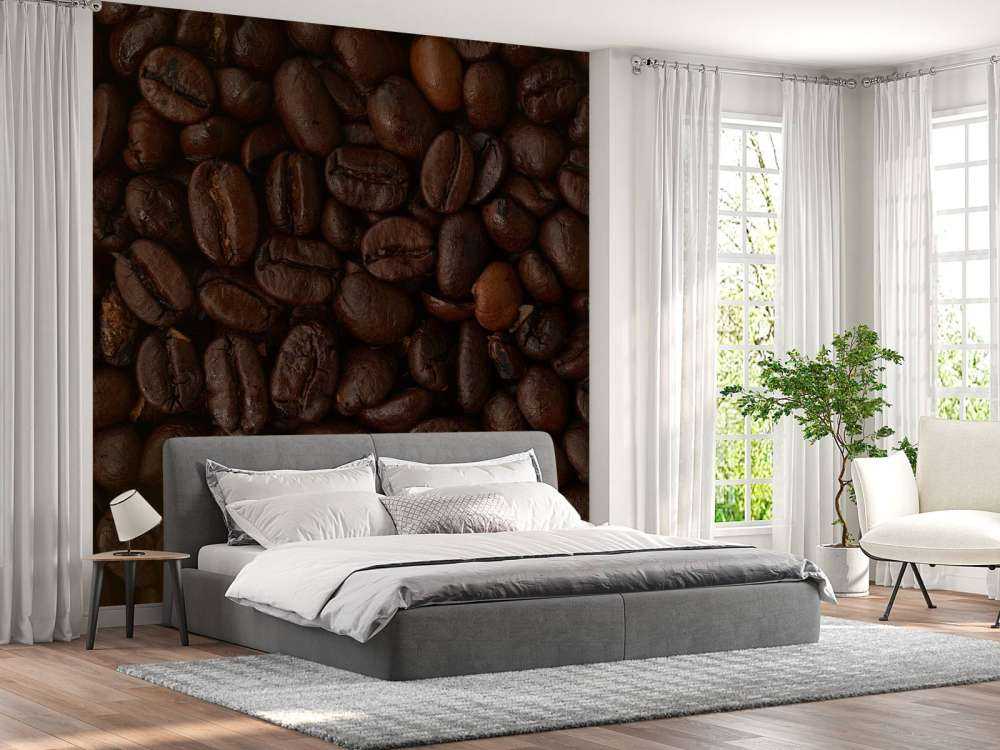 Chicchi di caffè in primo piano