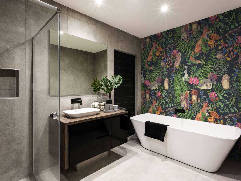 Motivo della foresta scura