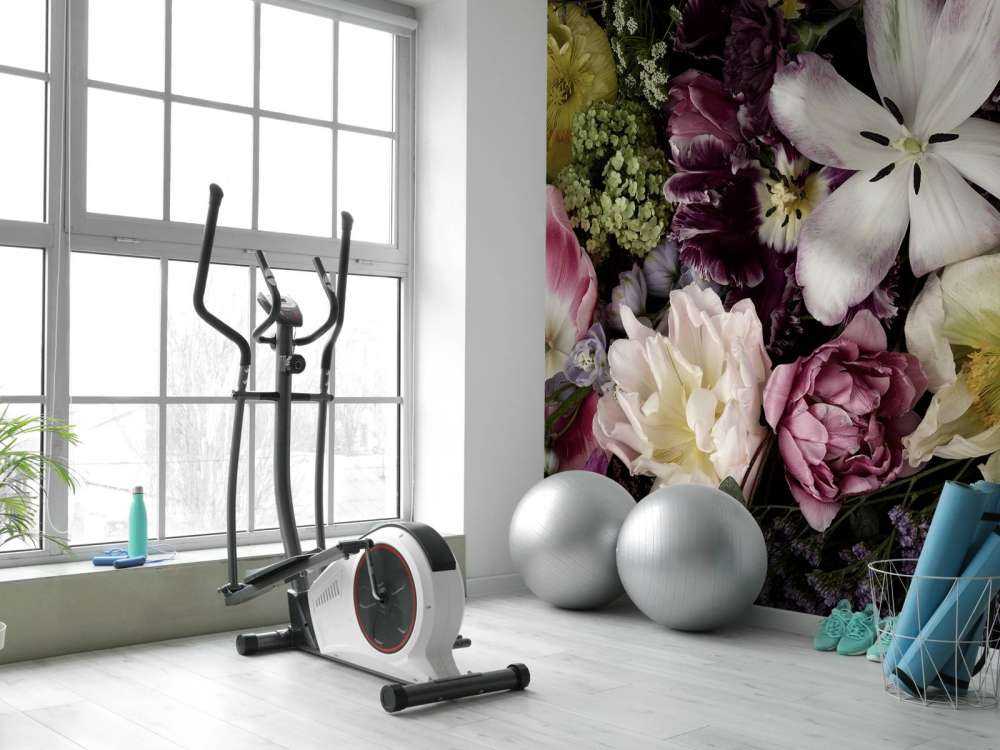 Fiori colorati scuri