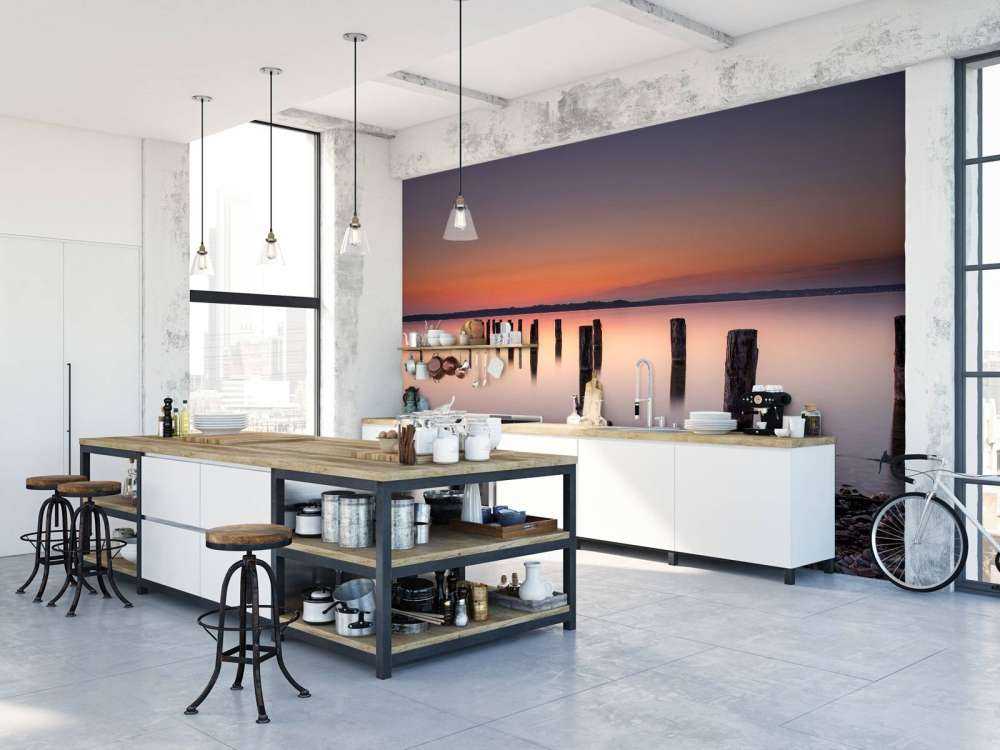 Spiaggia tranquilla rosa