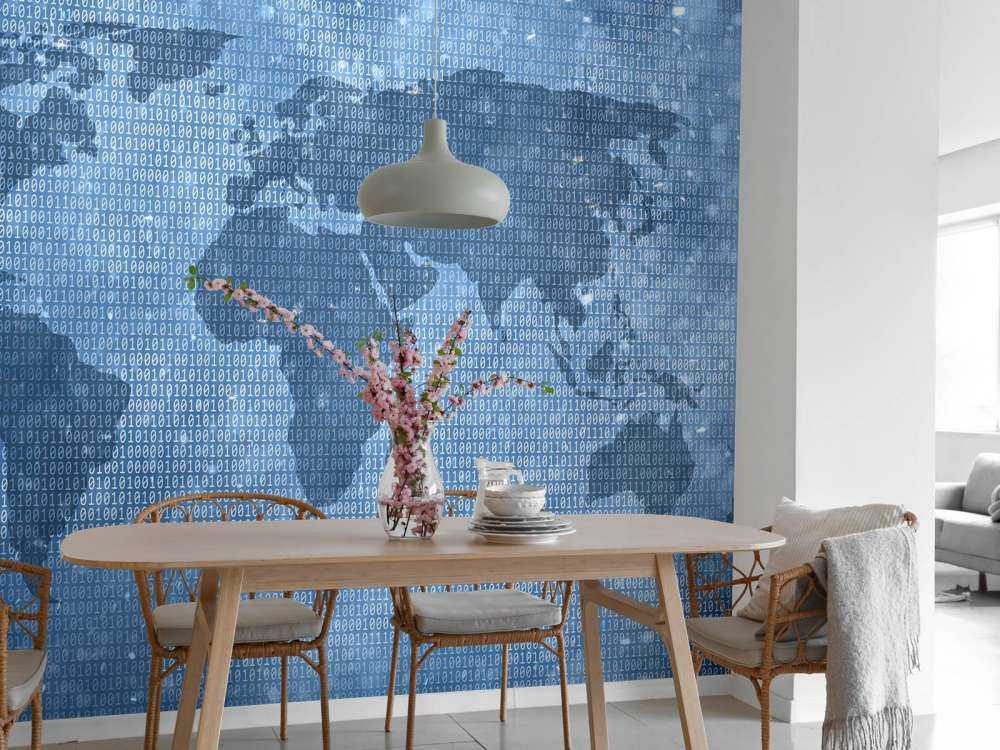 Mappa del mondo binario