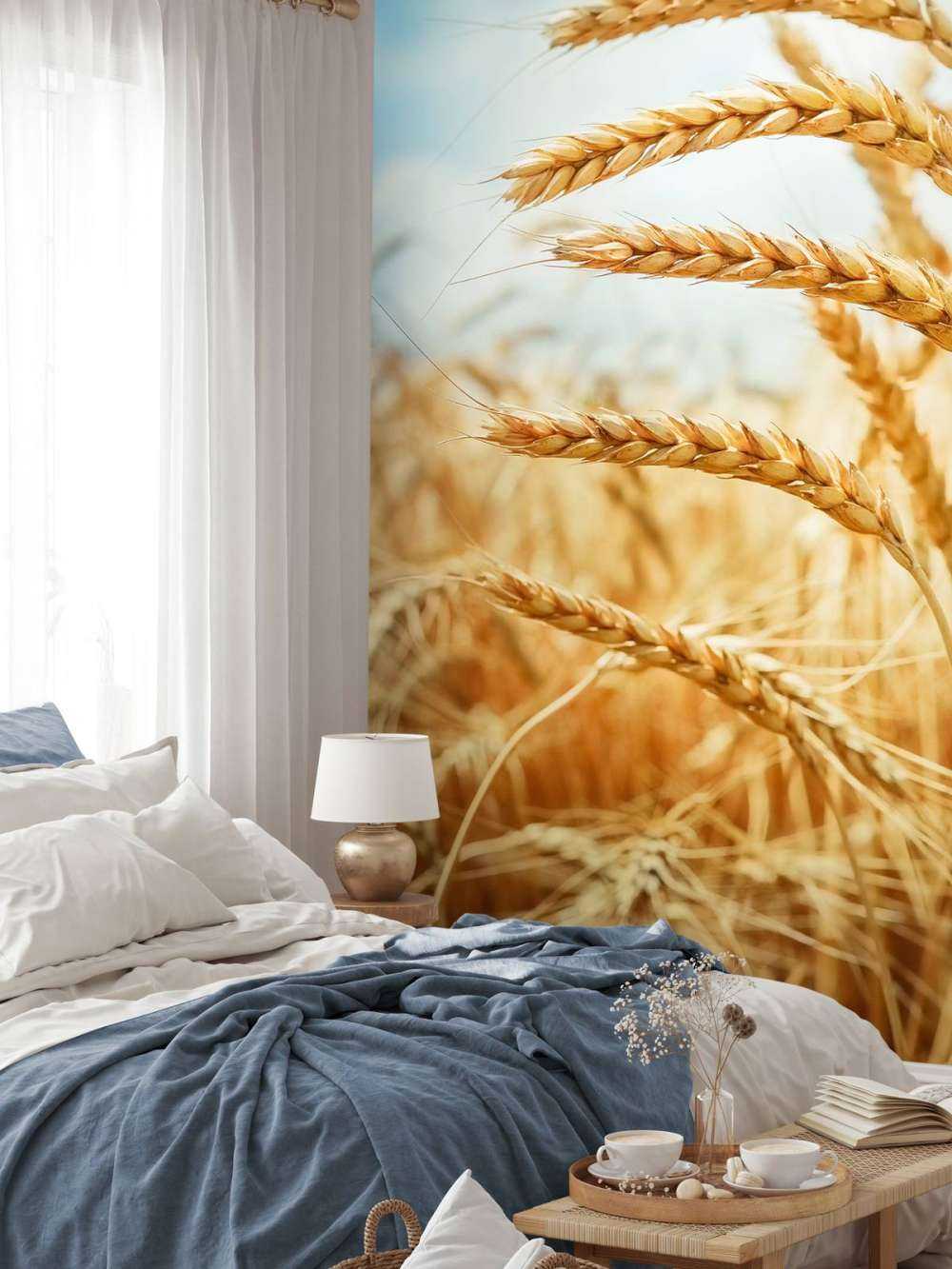 Primo piano di una pianta di cereali