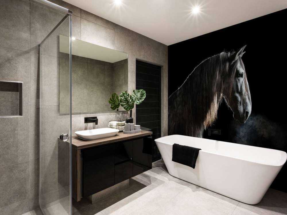 Stampo con sfondo nero