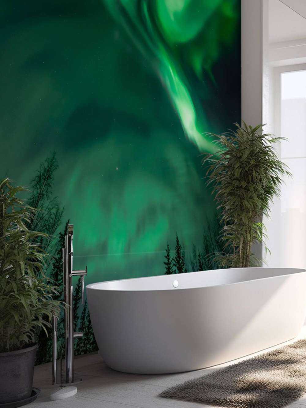 Aurora boreale a spirale