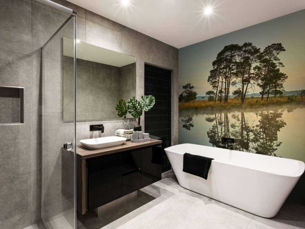 Riflessione nelle vene del bosco